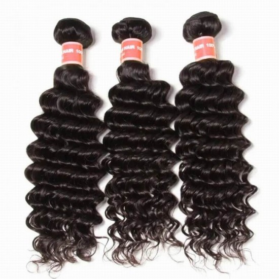【12A 4PCS】Clearance sale Merula Virgin Malaysian deep wave Human Hair Beautiful Weave Hair 4 Bundles deal 【12A 4PCS】Clearance sale Merula Virgin Malaysian deep wave Human Hair Beautiful Weave Hair 4 Bundles deal