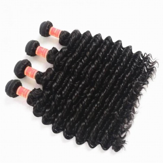 【12A 4PCS】Clearance sale Merula Virgin Malaysian deep wave Human Hair Beautiful Weave Hair 4 Bundles deal 【12A 4PCS】Clearance sale Merula Virgin Malaysian deep wave Human Hair Beautiful Weave Hair 4 Bundles deal