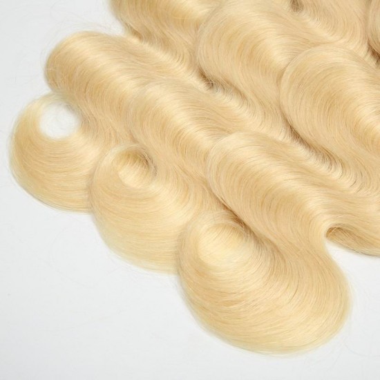 Merula Virgin Hair Body wave 613 blonde weave bundles 4pcs deal Fabulous light color waves ship in 24 hours No smell Merula Virgin Hair Body wave 613 blonde weave bundles 4pcs deal Fabulous light color waves ship in 24 hours No smell