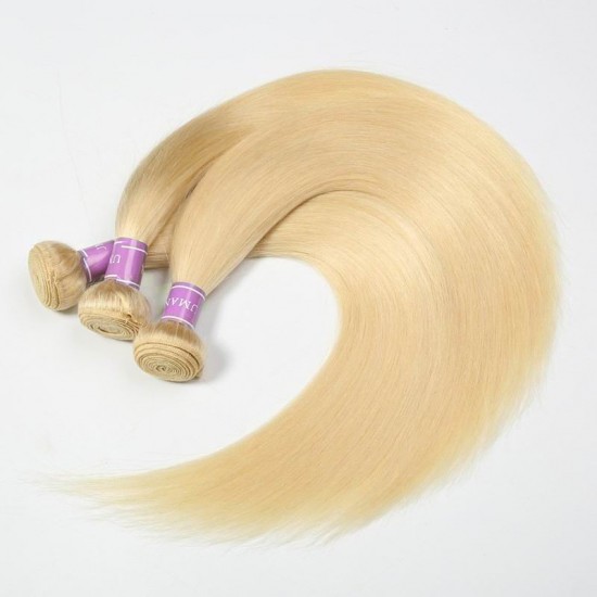 3 pcs Merula blonde 613 Virgin hair straight weaves Human hair bundles deal hot seller 3 pcs Merula blonde 613 Virgin hair straight weaves Human hair bundles deal hot seller