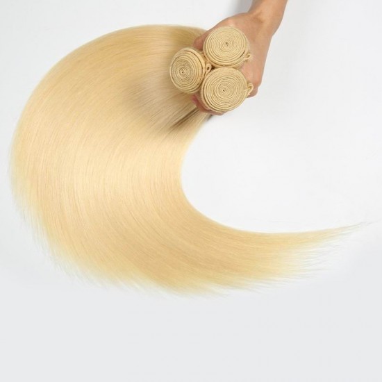 3 pcs Merula blonde 613 Virgin hair straight weaves Human hair bundles deal hot seller 3 pcs Merula blonde 613 Virgin hair straight weaves Human hair bundles deal hot seller