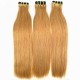 400g Honey blonde color #27 Silky bone straight super double drawn Virgin Indian human hair 400g Honey blonde color #27 Silky bone straight super double drawn Virgin Indian human hair