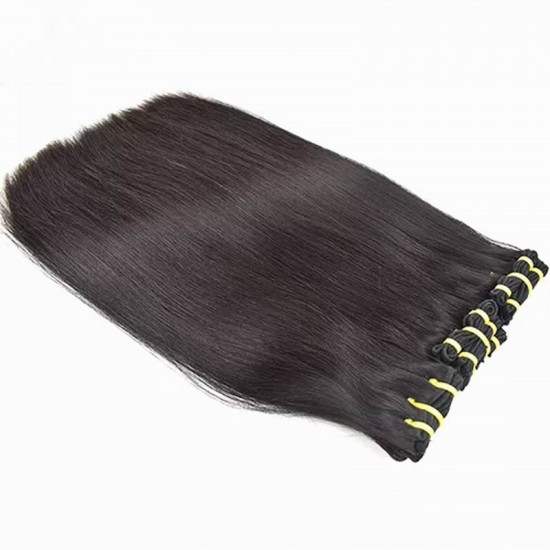 300g Super double drawn Virgin Indian hair silky bone straight soft silky texture natural #1B color Merula thick bundles 300g Super double drawn Virgin Indian hair silky bone straight soft silky texture natural #1B color Merula thick bundles