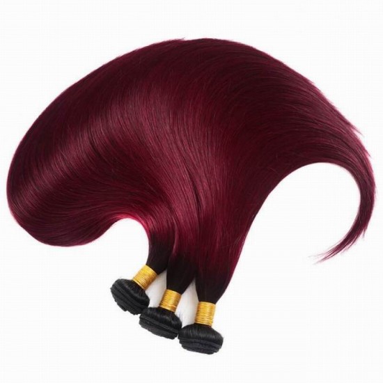 1/99J burgundy straight 3 bundles wine red dark color human hair Merula Virgin hair closure frontal optional ship in 4 days 1/99J burgundy straight 3 bundles wine red dark color human hair Merula Virgin hair closure frontal optional ship in 4 days