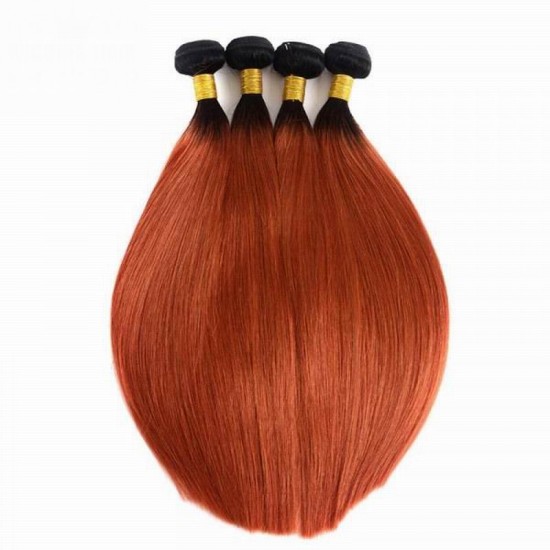 1B/350 copper red nice silky straight 3 bundles dark orange color hair weave No lice Tangle free 1B/350 copper red nice silky straight 3 bundles dark orange color hair weave No lice Tangle free
