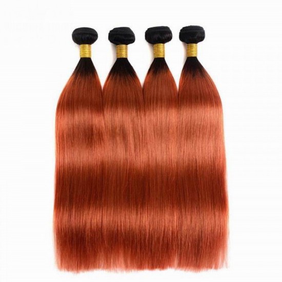 1B/350 copper red nice silky straight 3 bundles dark orange color hair weave No lice Tangle free 1B/350 copper red nice silky straight 3 bundles dark orange color hair weave No lice Tangle free