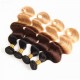 1B/4/27 three tone brown blonde body wave 4 bundles human hair Sunny beach memory tangle free 1B/4/27 three tone brown blonde body wave 4 bundles human hair Sunny beach memory tangle free