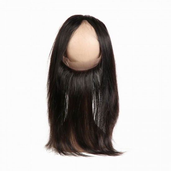 360 Lace Frontal Silky straight small knots Preplucked Swiss Lace Natural 1B Color Virgin Human Hair 360 Lace Frontal Silky straight small knots Preplucked Swiss Lace Natural 1B Color Virgin Human Hair