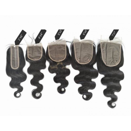 Top lace closures 4x4 5x5 6x6 7x7 Transparent HD lace preplucked small knots natural hairline Body Wave Virgin human hair 1 pack Top lace closures 4x4 5x5 6x6 7x7 Transparent HD lace preplucked small knots natural hairline Body Wave Virgin human hair 1 pack