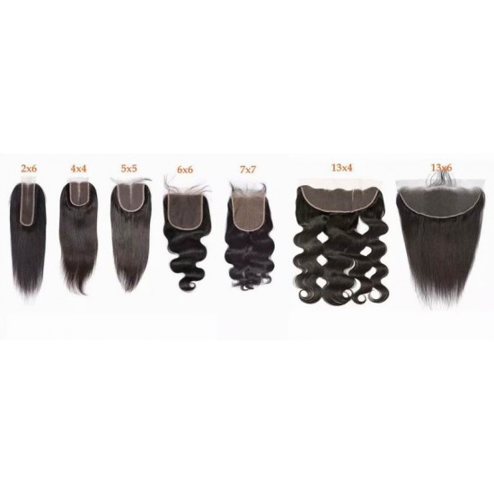 Top lace closures 4x4 5x5 6x6 7x7 Transparent HD lace preplucked small knots natural hairline Body Wave Virgin human hair 1 pack Top lace closures 4x4 5x5 6x6 7x7 Transparent HD lace preplucked small knots natural hairline Body Wave Virgin human hair 1 pack