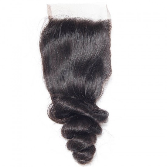 Top lace closures Loose wave 4x4 5x5 6x6 7x7 Transparent HD lace preplucked small knots natural hairline Virgin human hair 1 pack Top lace closures Loose wave 4x4 5x5 6x6 7x7 Transparent HD lace preplucked small knots natural hairline Virgin human hair 1 pack