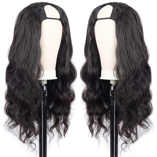 Merula Body Wave U Part Wigs 100% Human Hair Remy Virgin Hair Wigs For Women Glueless Wigs 200% Density Cheap Wig Merula Body Wave U Part Wigs 100% Human Hair Remy Virgin Hair Wigs For Women Glueless Wigs 200% Density Cheap Wig