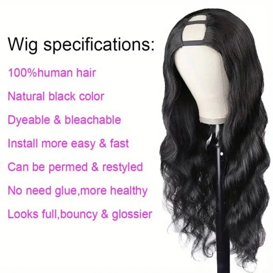 Merula Body Wave U Part Wigs 100% Human Hair Remy Virgin Hair Wigs For Women Glueless Wigs 200% Density Cheap Wig Merula Body Wave U Part Wigs 100% Human Hair Remy Virgin Hair Wigs For Women Glueless Wigs 200% Density Cheap Wig