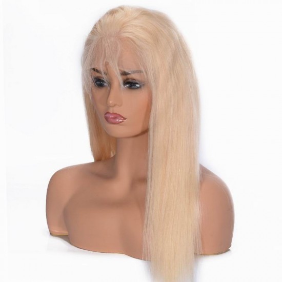 Great buy affordable 13x4 HD frontal blonde 613 wig body wave straight different densities Human hair Premade front wigs Great buy affordable 13x4 HD frontal blonde 613 wig body wave straight different densities Human hair Premade front wigs