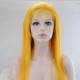 Stunning yellow color glueless lace front wig Surprisingly Trendy Yellow Hair wigs Hot sale 100% human hair Tangle free Stunning yellow color glueless lace front wig Surprisingly Trendy Yellow Hair wigs Hot sale 100% human hair Tangle free