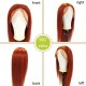Ginger orange Virgin human hair lace frontal wig amazing colored wigs by Merula HD medium brown lace Vip service Ginger orange Virgin human hair lace frontal wig amazing colored wigs by Merula HD medium brown lace Vip service