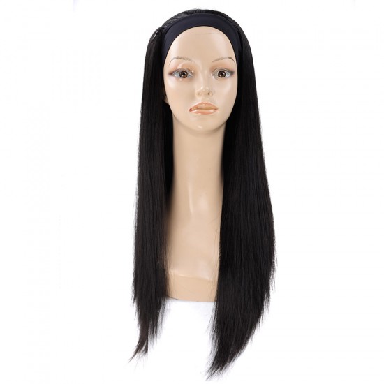 Merula Virgin human Hair Glueless headband wig machine weave wig with combs inside silky straight human hairs heavy looking Merula Virgin human Hair Glueless headband wig machine weave wig with combs inside silky straight human hairs heavy looking