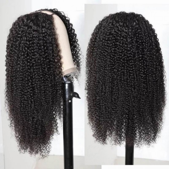 Merula Kinky Curly U Part Wigs 100% Human Hair Remy Virgin Hair Wigs For Women Glueless Wigs 200% Density Cheap Wig Merula Kinky Curly U Part Wigs 100% Human Hair Remy Virgin Hair Wigs For Women Glueless Wigs 200% Density Cheap Wig