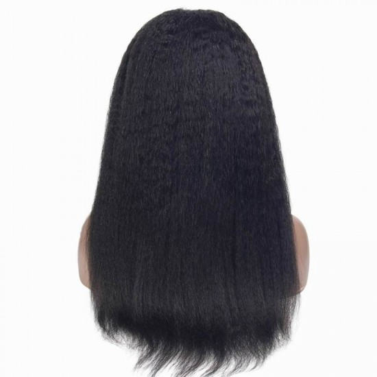Merula Hair Kinky Straight U Part Wigs 100% Human Hair remy Virgin Hair half Wigs Glueless leave out 200% Density Merula Hair Kinky Straight U Part Wigs 100% Human Hair remy Virgin Hair half Wigs Glueless leave out 200% Density